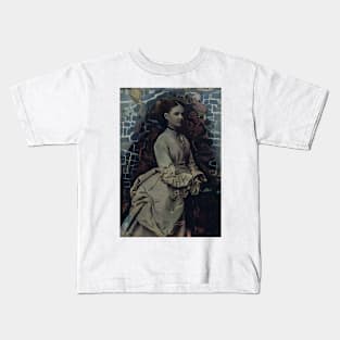 Victorian Lady Kids T-Shirt